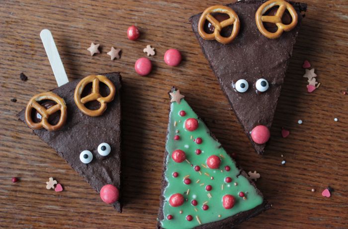 Rezept: Weihnachts-Brownies backen